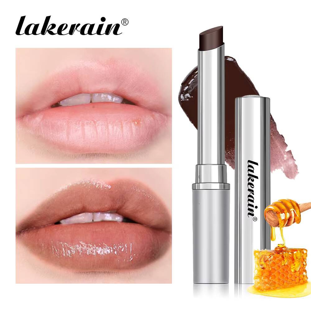 Creamy Texture Black Honey Balm Lipstick Long Lasting Hygienic Moisturizing Lips Plumper Nourish Makeup Lip Care Cosmetics happy