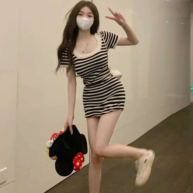 Woman Dress Short Dresses for Women 2024 Mini Clothes Sensual Sexy Bodycon Tight Night Club Cheap Casual New In Trendy Retro X G