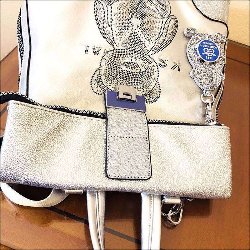 Brand Women Female High Quality Shoulder Leather Teenager Girl School Bag Fashion Anti-theft Travel Backpack