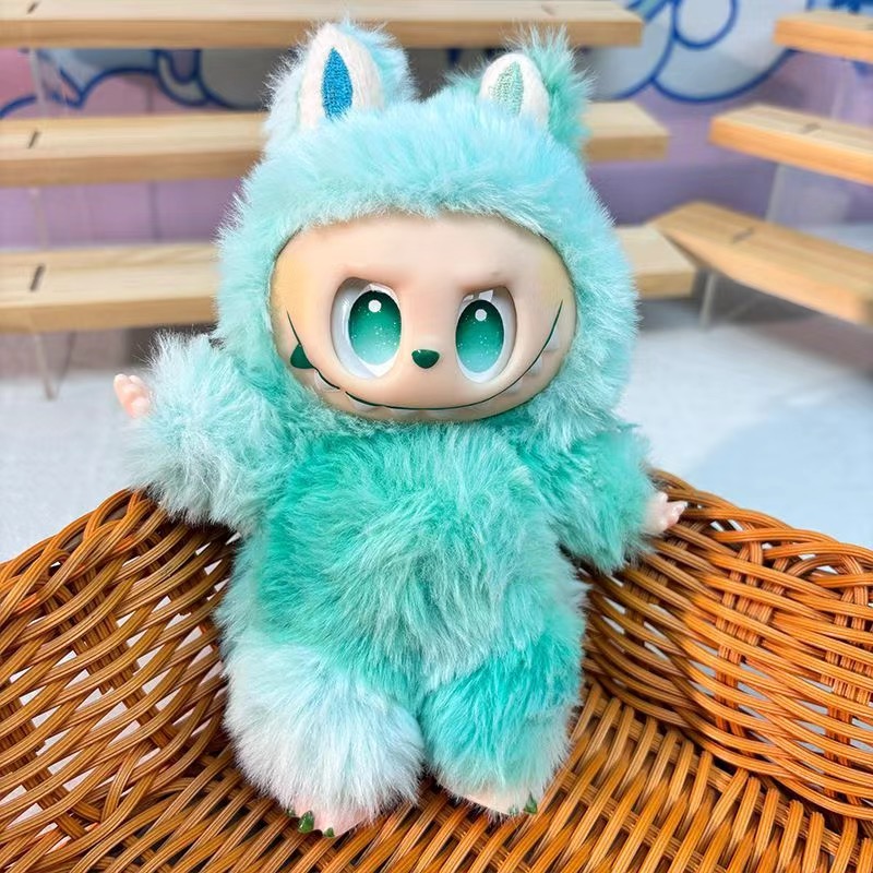 Cute Plush Keychain Animal Plush Keychains Charms Fun Glue Ear La Bu Style Stuffed Animal Keyrings for Couples L2509288SPB