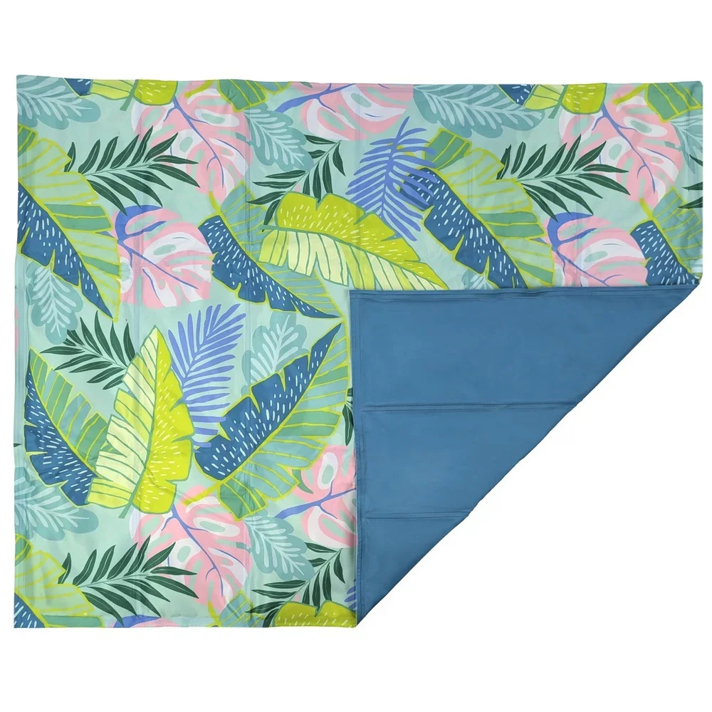 Pressure Activated Dog Cooling Mat Gel Pad Pets Rechargeable Indoor Outdoor Use Portable Spot Clean 32x26 Inches 250614