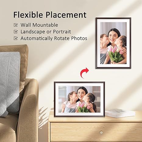 Digital Photo Frame 10.1inch 15.6inch WiFi Touch Control HD Electronic Cloud Album Pictures