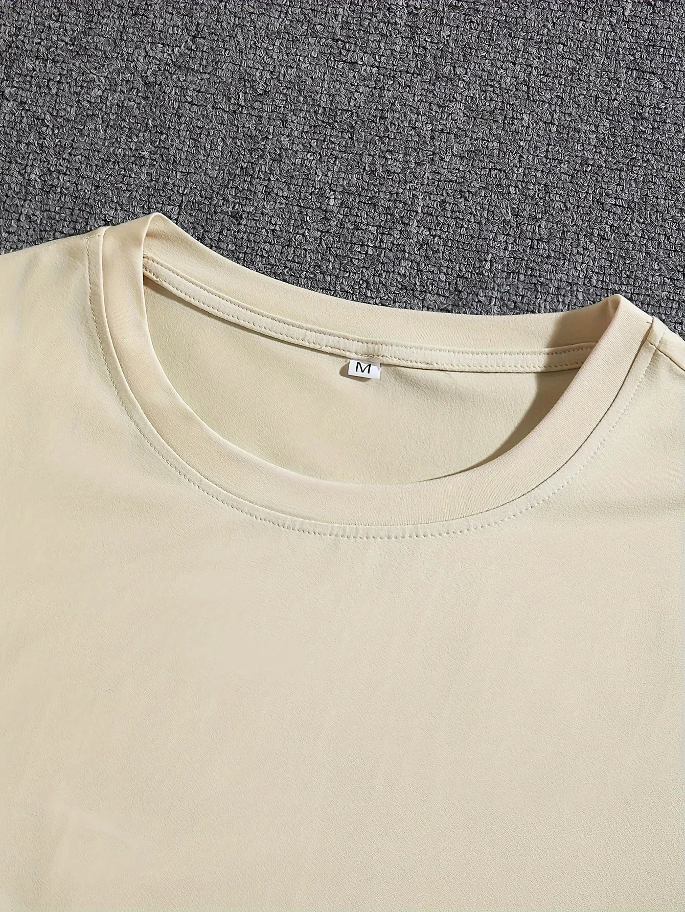 Mens Shortsleeved Tshirt Casual Suit Summer Y2K Fashion and Womens Sports Loose Suit 250612