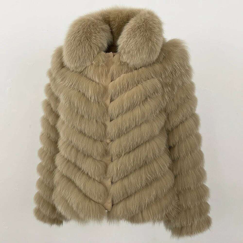 MENINA 2025 New Winter Clothing Women Natural Fox Jacket Fashion Warm Real Fur Coat Long Sleeve Style Streetwear Lady