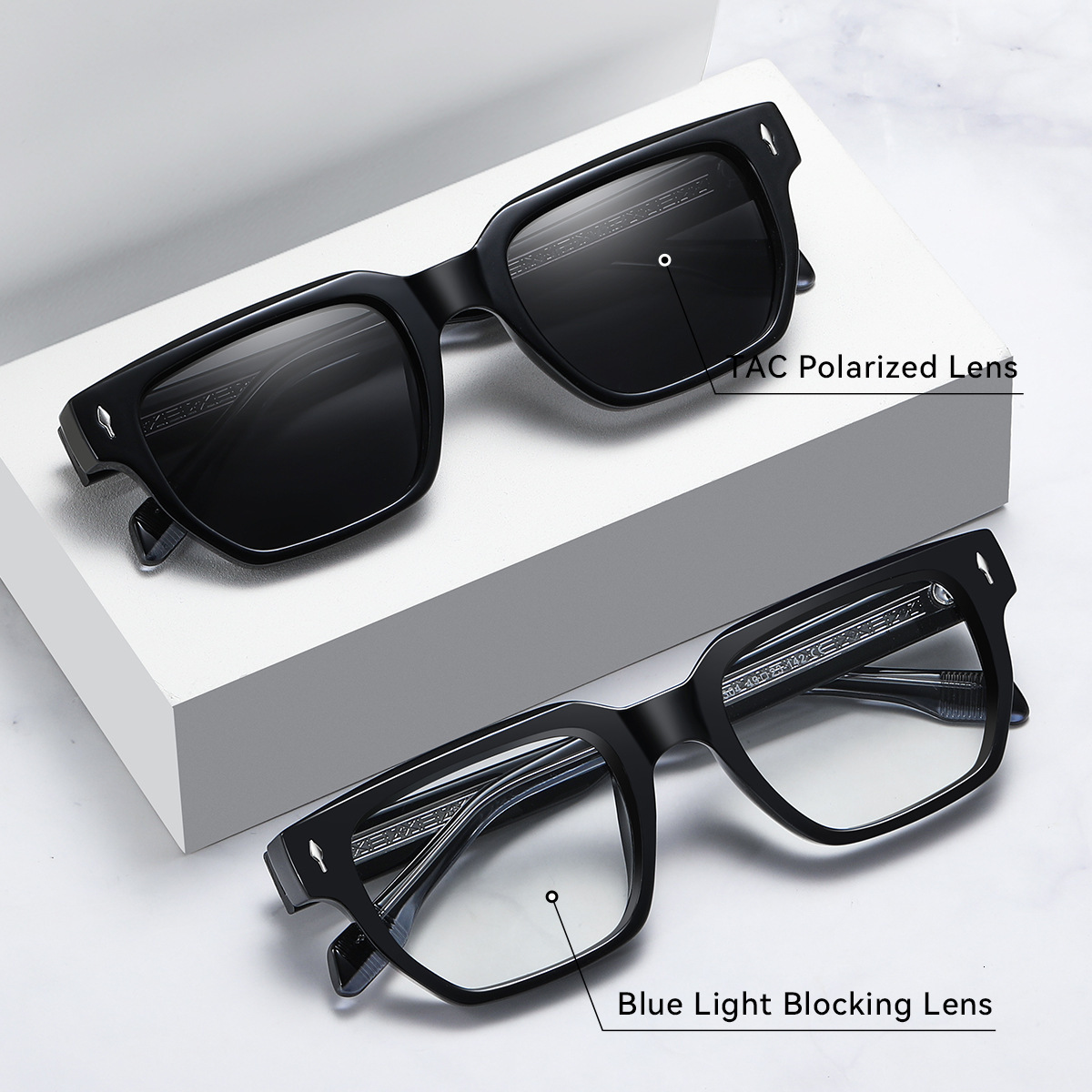 High-Quality Polarized for Men, Stylish Women's UV Protection Sunglasses with Pin Insert