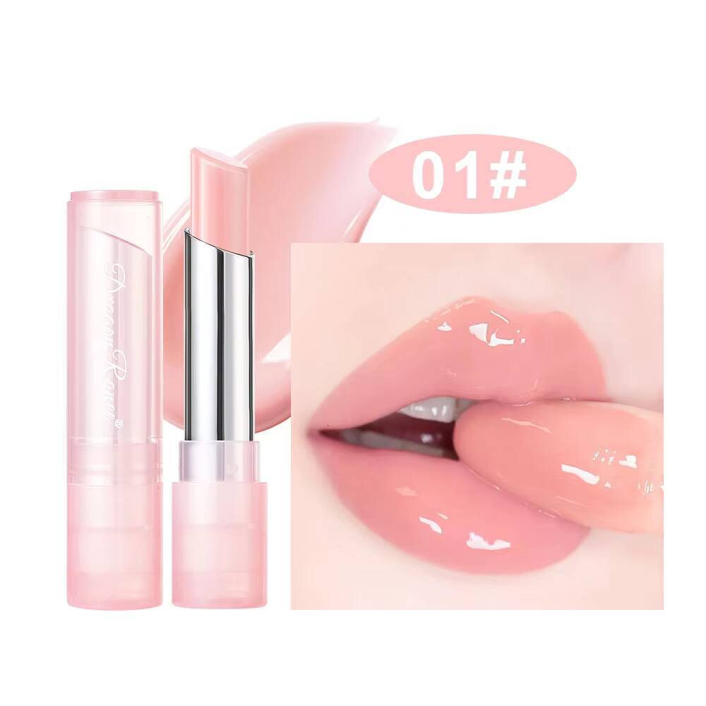 Temperature Change Moisturizing Lipstick Jelly Colored Balm Not Easy To Fade Lasting Nourish Lips Care Plumping Lip Gloss happy