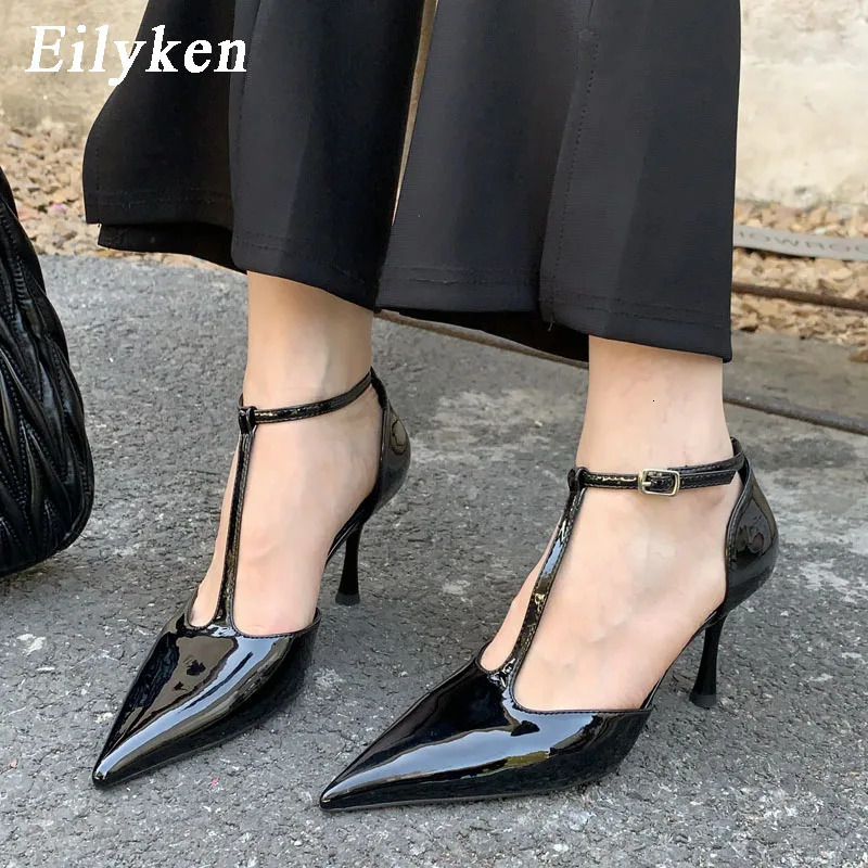 Eilyken Spring Autumn Women Pumps Shoes Fashion Pointed Toe Ladies Elegant Hollow Out Sandals Zapatilla De Muje 250614