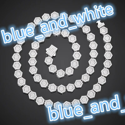 Iced Out D VVS1 Moissanite Necklace for Women Custom S925 Sterling Silver Bracelets Chains Mens Hip Hop Jewelry Gifts GRA