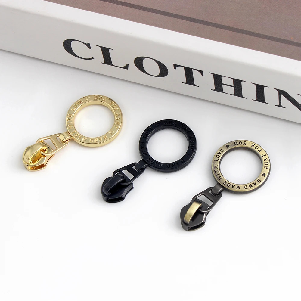 530Pcs 5# Zipper Sliders For Nylon Zippers Bags Pocket Pulls Handbag Clothes Zip Repair Kit Bag DIY Sewing Accessories 250616