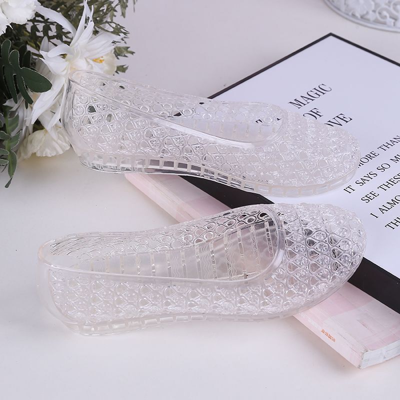 Summer Crystal Hollow Women's Sandals Crystal Hole Fruit Slippers Designer Sandals Beach Fashion Women's Sandals Slippers