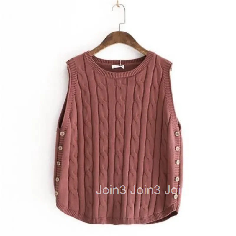 Waistcoat Sleeveless Pullover Lady Sweaters Solid Knit Vests for Women Smooth Youthful Clothes Tops 2025 Clothing Promotion Y2k