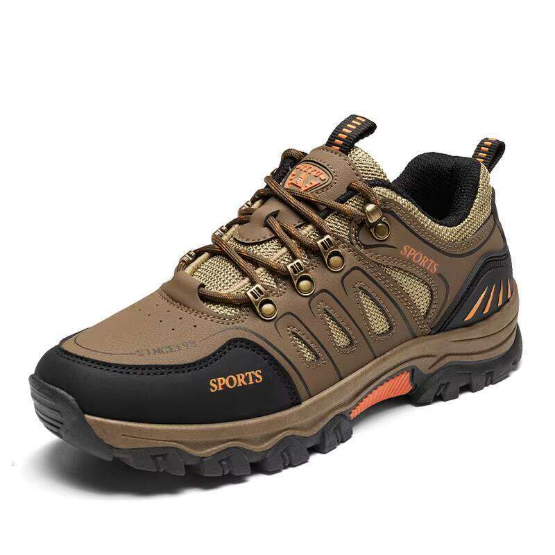 Wholesale Breathable Sneakers Non-slip Wear-resistant Men's Hiking Shoes Outdoor Work Boots for Men