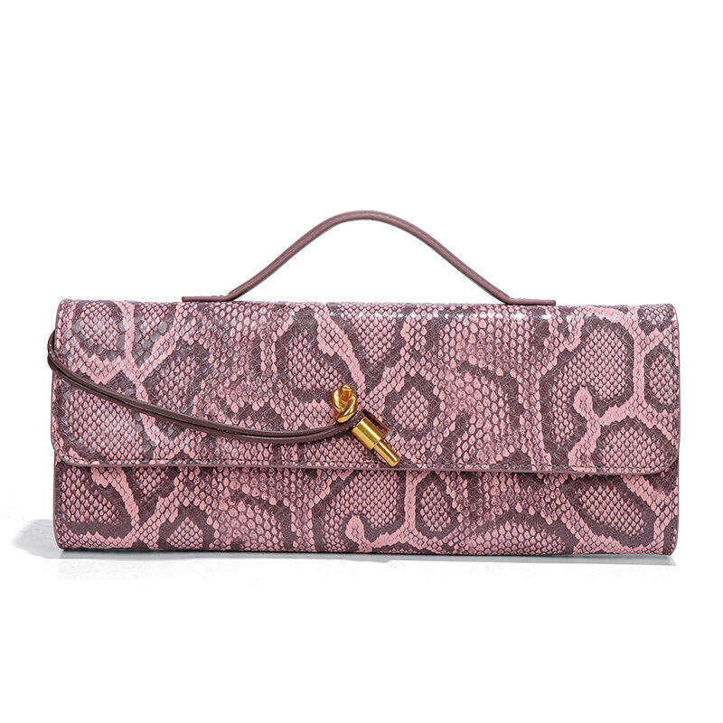 Lanjia High End Handheld Evening For Women Horizontal Trendy Stone Pattern Baguette Bag Niche Single Shoulder Crossbody Bag E Bca F