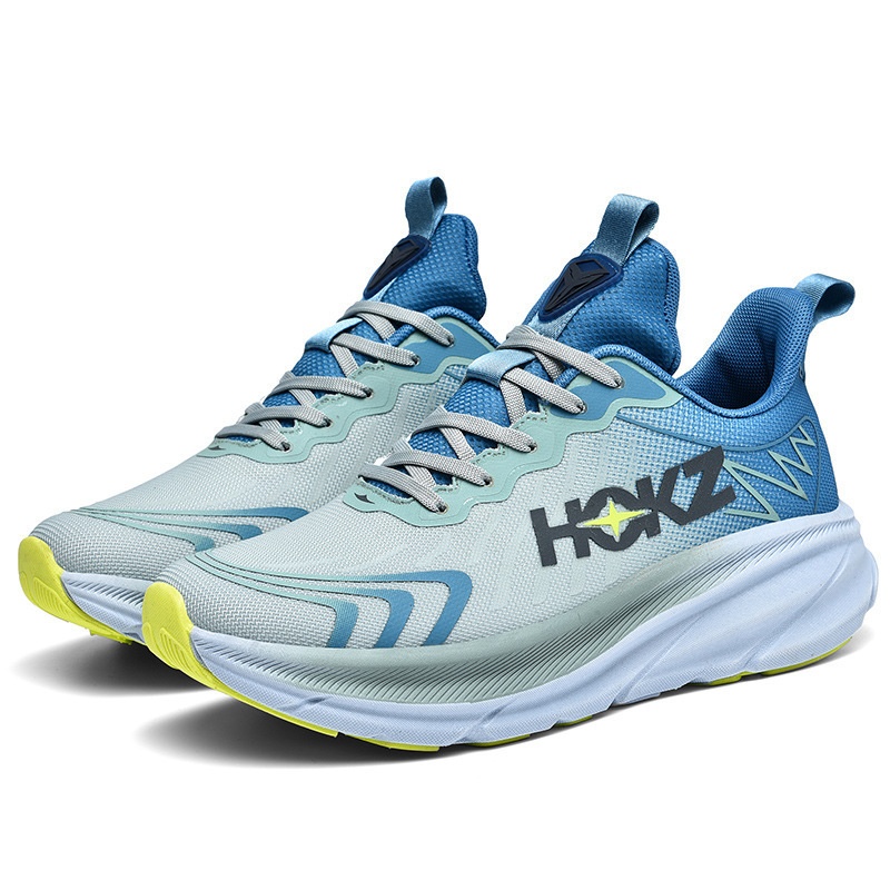 2025 free shipping men's shoes fashion new designer summer breathable mesh running shoes soft soled casual lightweight shoes black blue