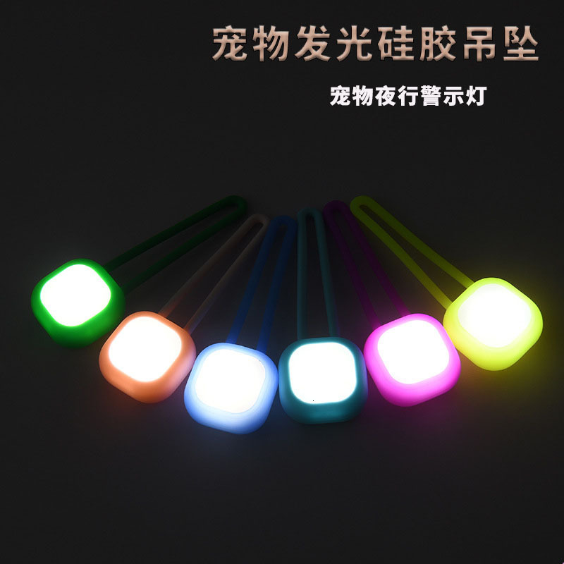 LED Pet Pendant Night Nighttime Walking Accessories Anti-Lost Dog Light Supplies Cat Tag