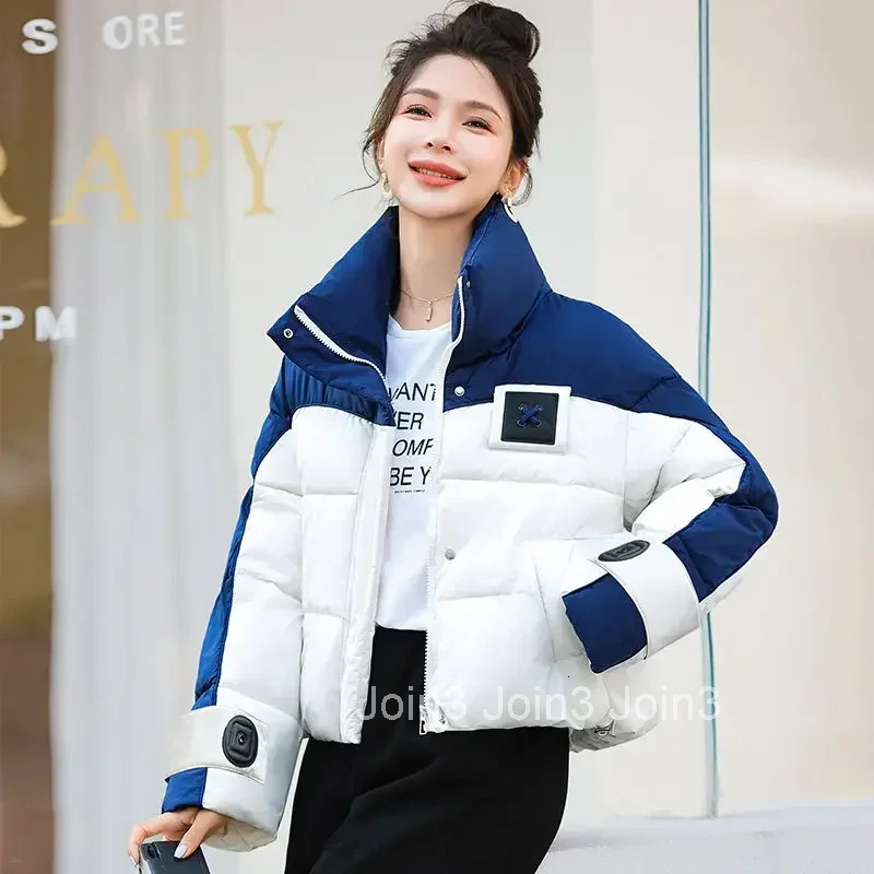 Loose Casual Coats for Women Zip-up Parkas Woman Short Discount New in Outerwears Jackets Youthful Korean Style Clothing Great