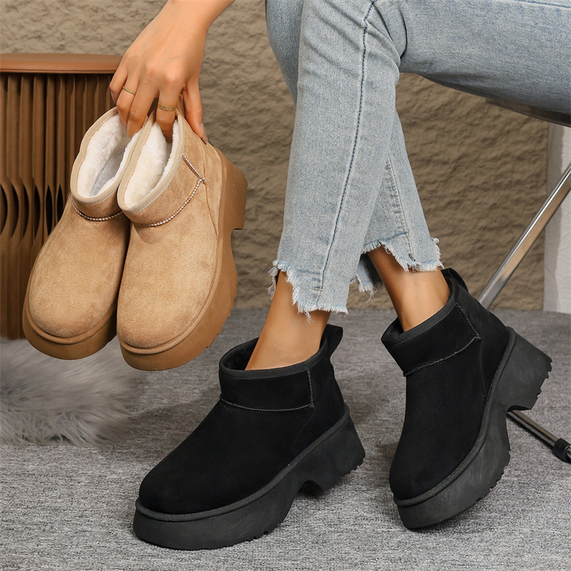 hot Free shipping designer Boots for woman cotton shoes keep warm Fashion Boots casual black snow boots