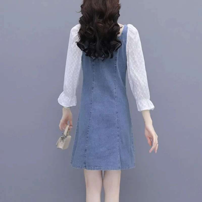 Female Dress Fashion Baggy A Line Womens Long Sleeve Dresses Loose Trendy Spring Autumn 2025 Full Elegant Party Luxury Harajuku