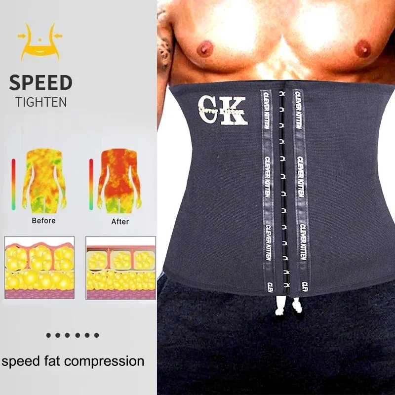 AfruliA Men Modeling Strap Slimming Waist Trainer Tummy Control Belt Body Shaper Sports Brace Abdomen Band Compression Shapewear W250616