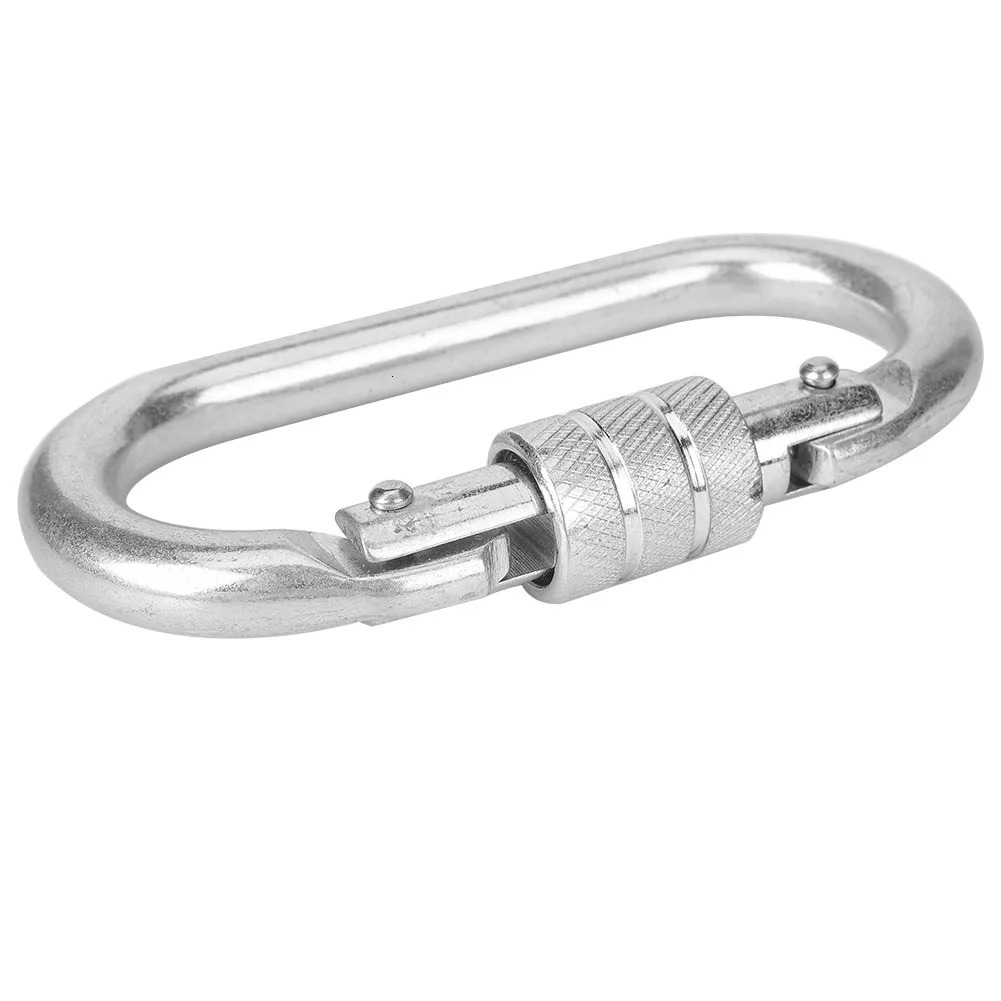 25KN Climbing Safety Lock High Strength Alloy Steel Rescue Carabiner O shaped Buckle Rock Supplies 250611