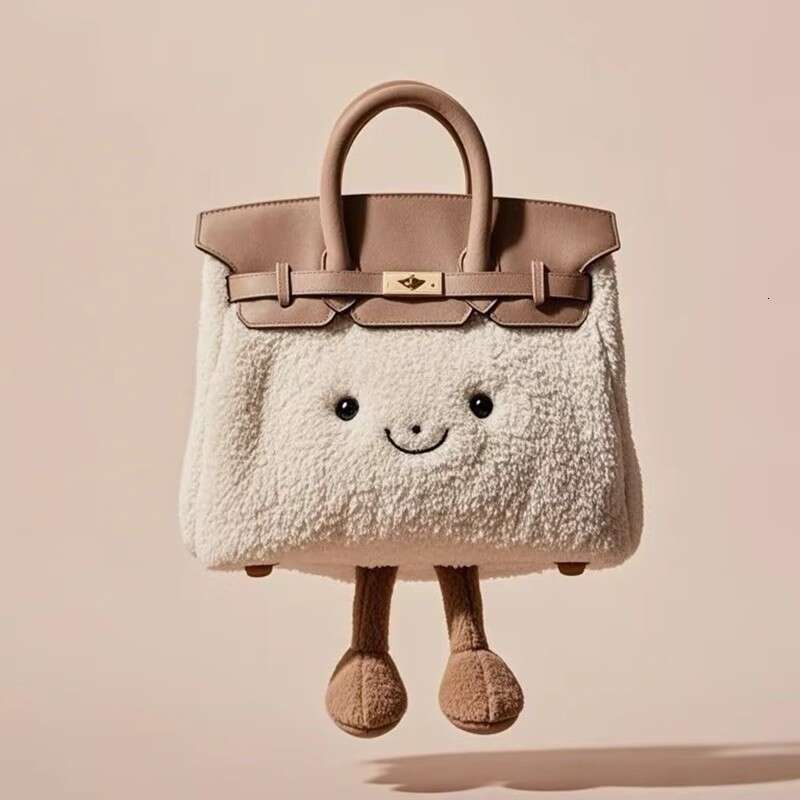 Hot selling Cute Plush Storage Bag Tote Crossbody Bag Large Capacity Daily Handbag Shoulder Bag Dual Purpose Bag Gift for Women designer bag