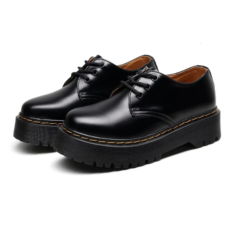 men and women boots American British platform thicksoled lowcut shoes nonslip wearresistant outdoor casual 45 250612