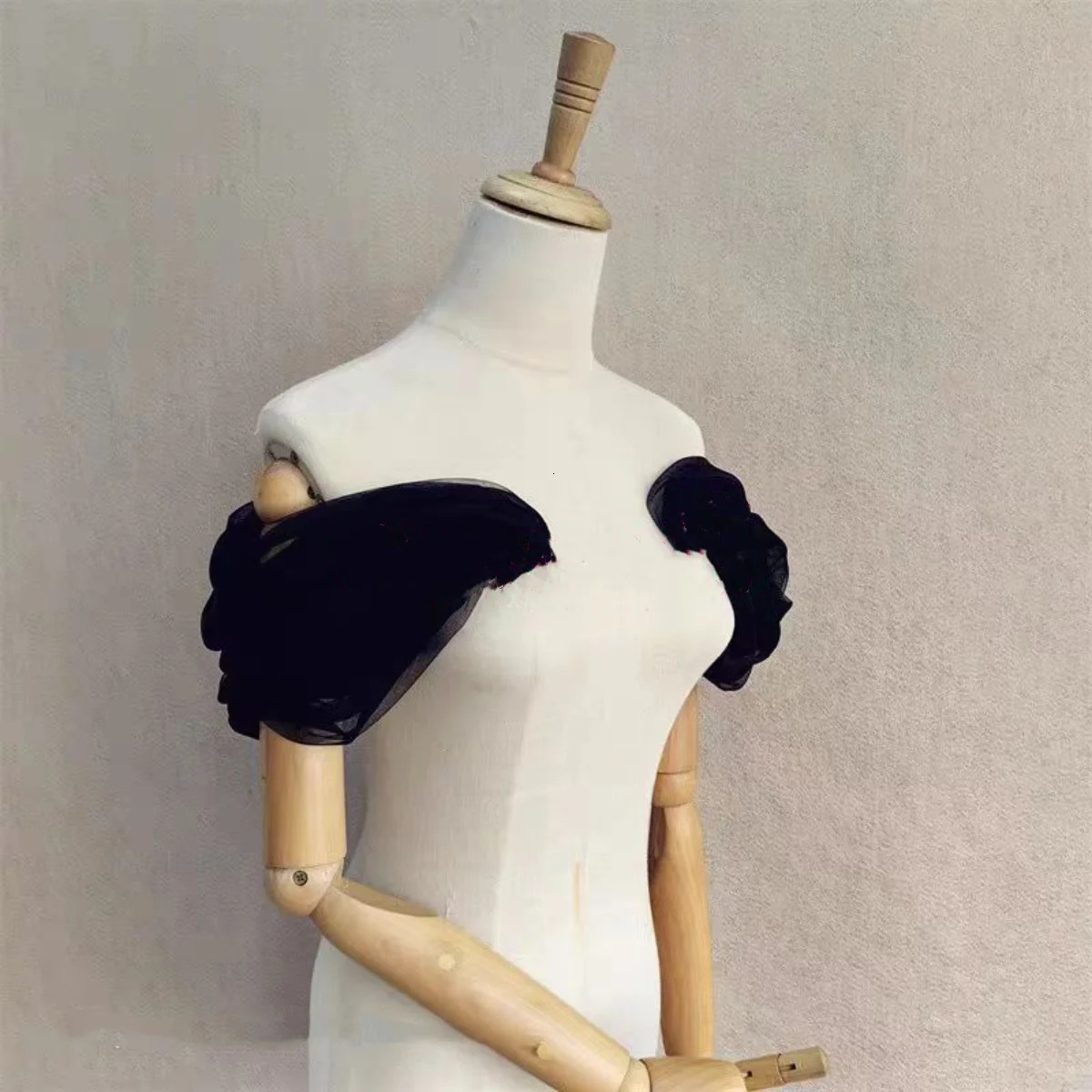 Bridal Sleeves Detachable Shoulder Straps off Shoulder Sleeves Womens Wedding Dress Accessories Multi Colored Shiny Color250616