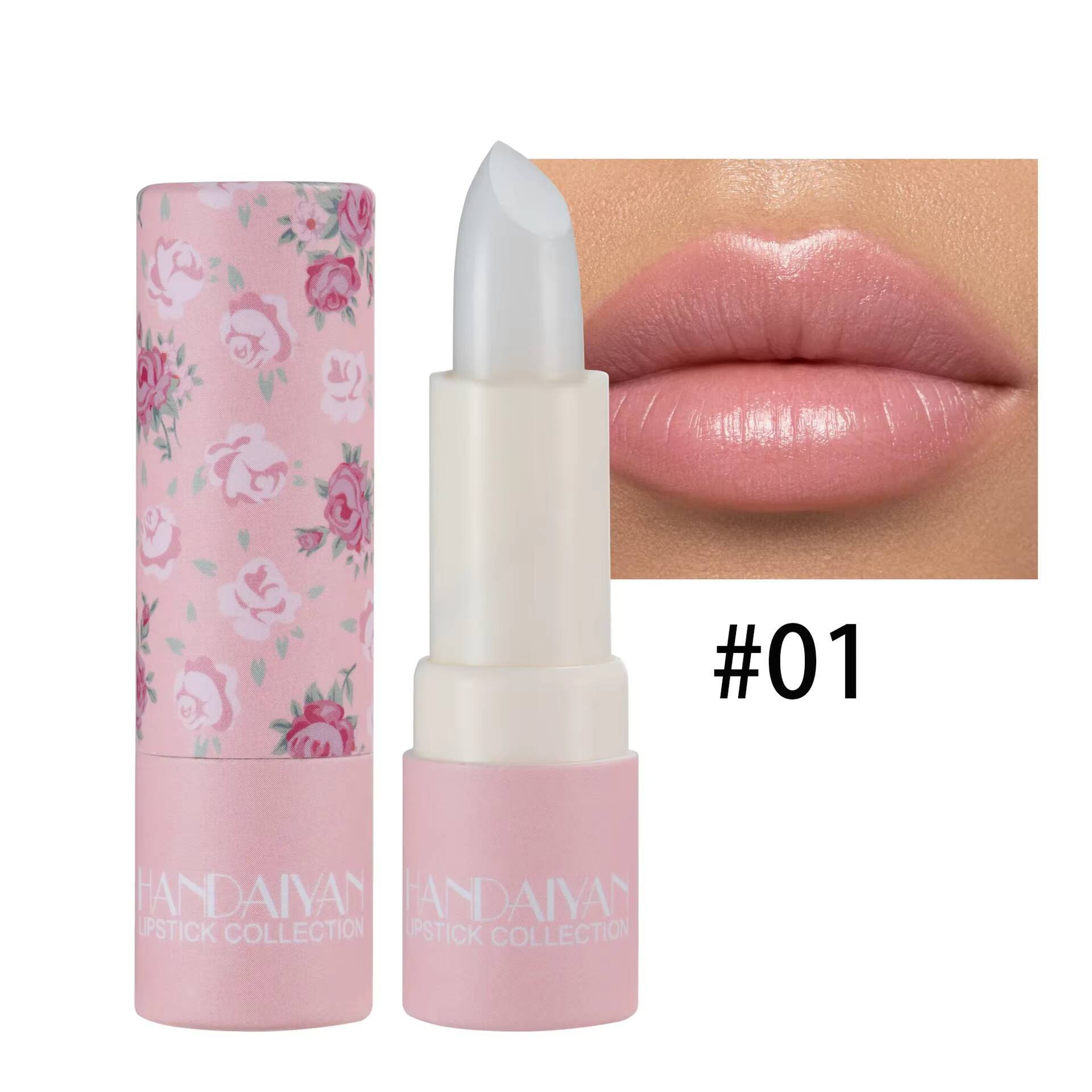 8Color Matte Nude Non-stick Cup Lipstick Red Velvet Long Wear Waterproof Sexy Pink Gloss Korean Makeup Women's Lip Cosmetics happy