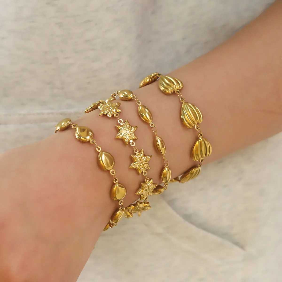 Creative Personalized Shell Cross Water Drop Fashion Charm Women Birthday Party Gift Stainless Steel Jewelry Wholesale Z250616