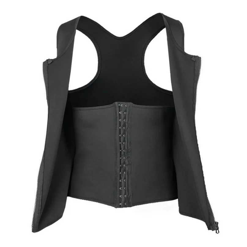 Sauna Vest Reductive Girdle Body Shaper Men abdomen Corset Sweat Slimming Belt Belly Underwear Fat Burner Chest Abdominal Binder W250616