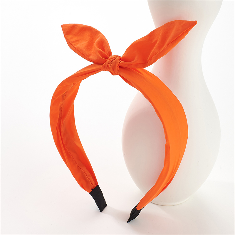 Colourful dopamine bow hair band candy colour wide side hair card net red temperament hair band hair accessories