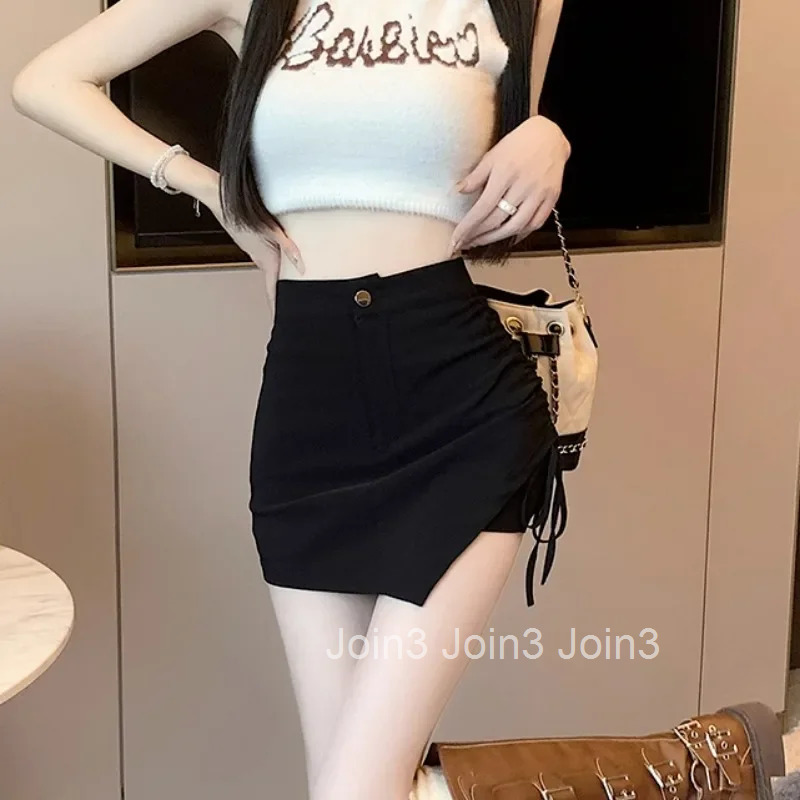 Sexy Skirts for Women A Line Woman Skirt Cotton Coquette 2025 Trend High Quality Premium V Casual Chic and Elegant Summer New In
