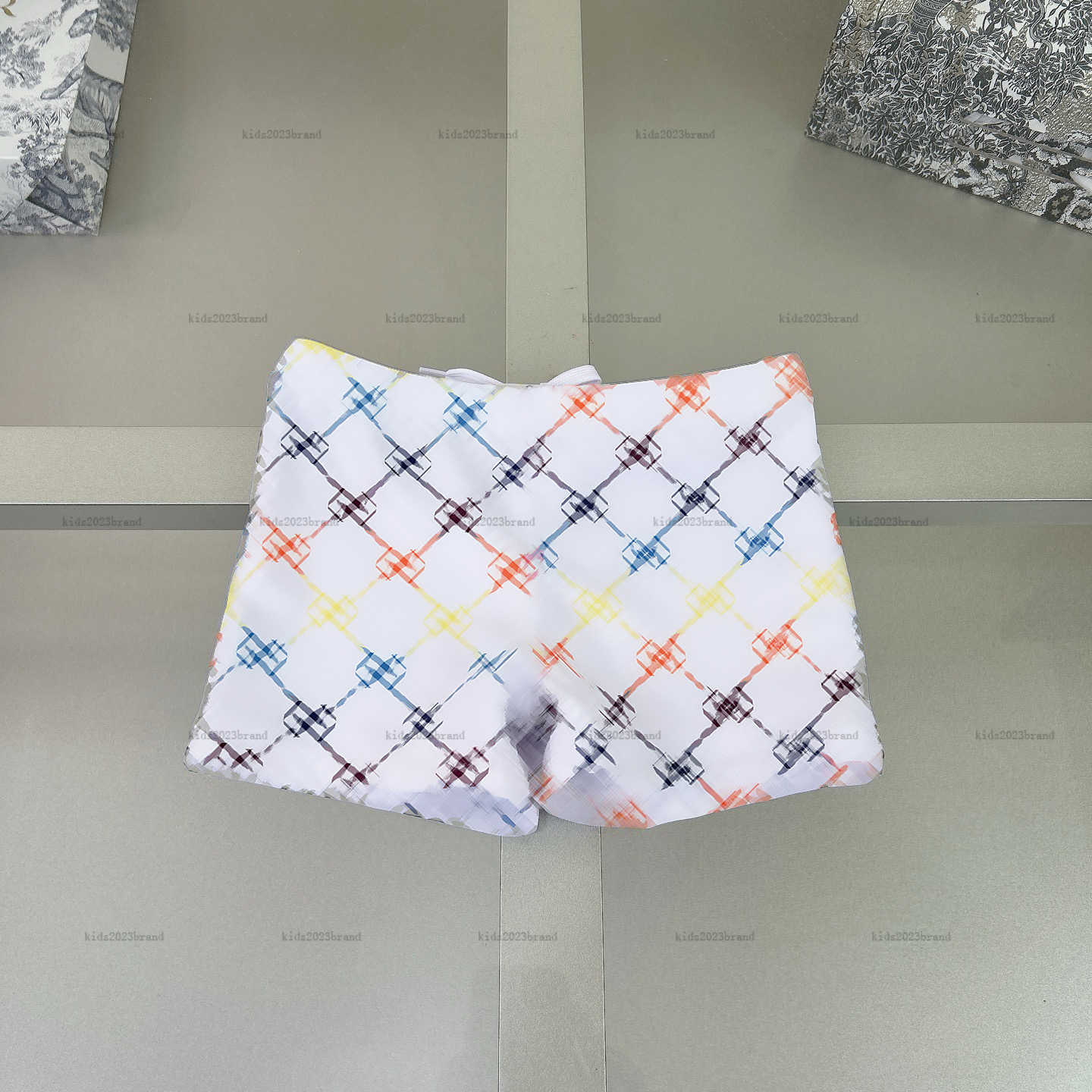 New baby swimsuit Grid letter print kids beach pants Summer child swim trunks Various styles Boys swimming trunks A310X09N074