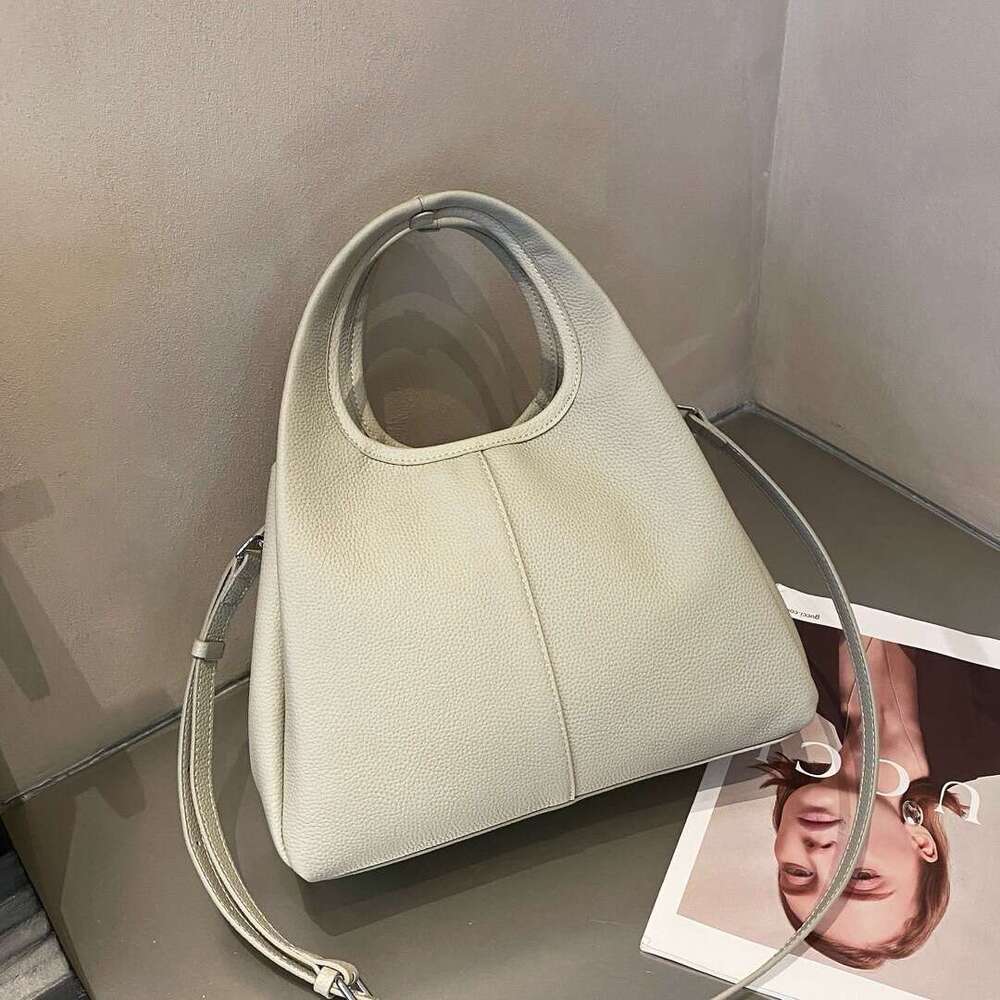 Straw Beach Tote Top Layer Cowhide Women S Versatile Shoulder Crossbody Unique New Casual Fashion Basket Shopping Tote Genuine Leather Straw Large Tot