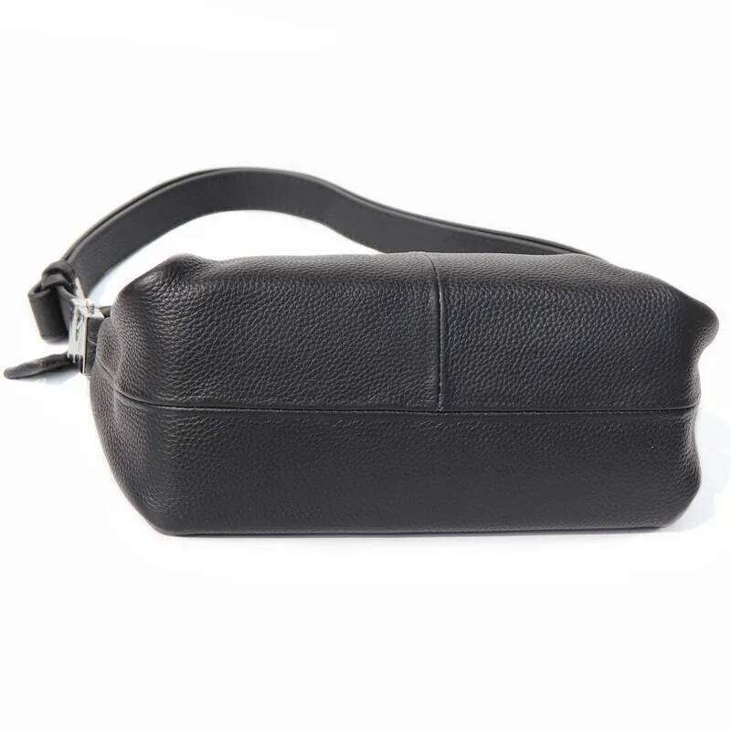 Women Genuine Leather Crossbody Fashion Solid Color Adjustable Strap Underarm Shoulder Bag Designer Handbag And Purses Trend