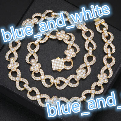 Unisex 925 Chains Cross Necklaces Moissanite Cuban Chain For Men Hip Hop Jewelry