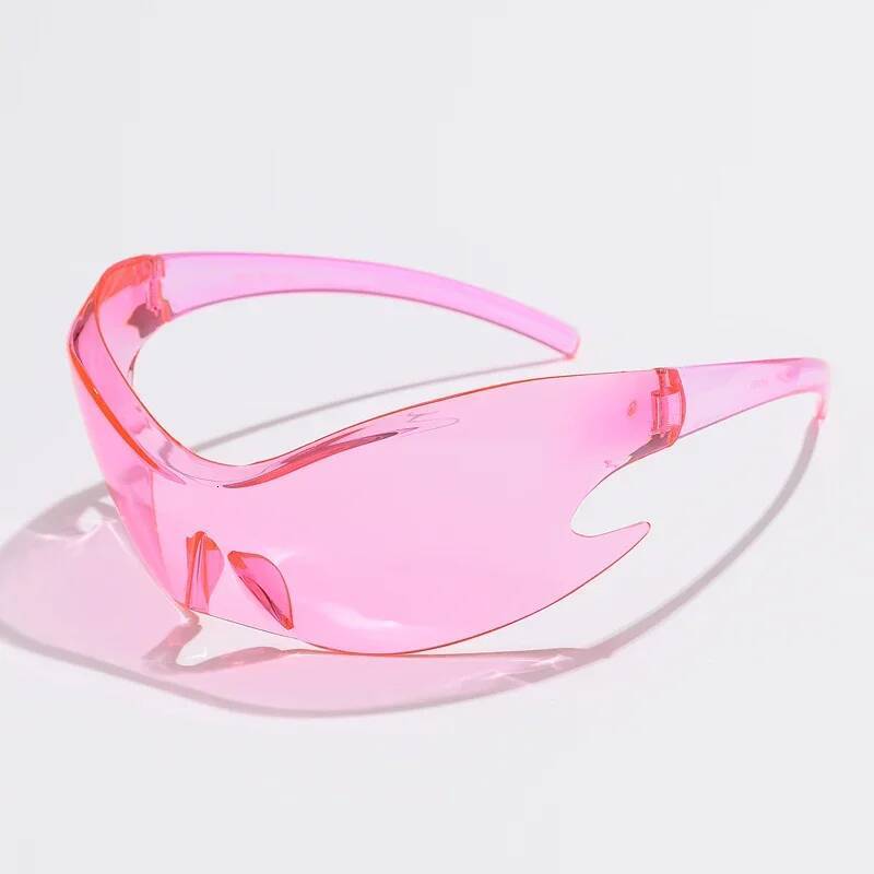 Sunglasses Women Men Unique Goggle One Piece Sun Glasses For Male Cycling Hip Hop Shades UV400