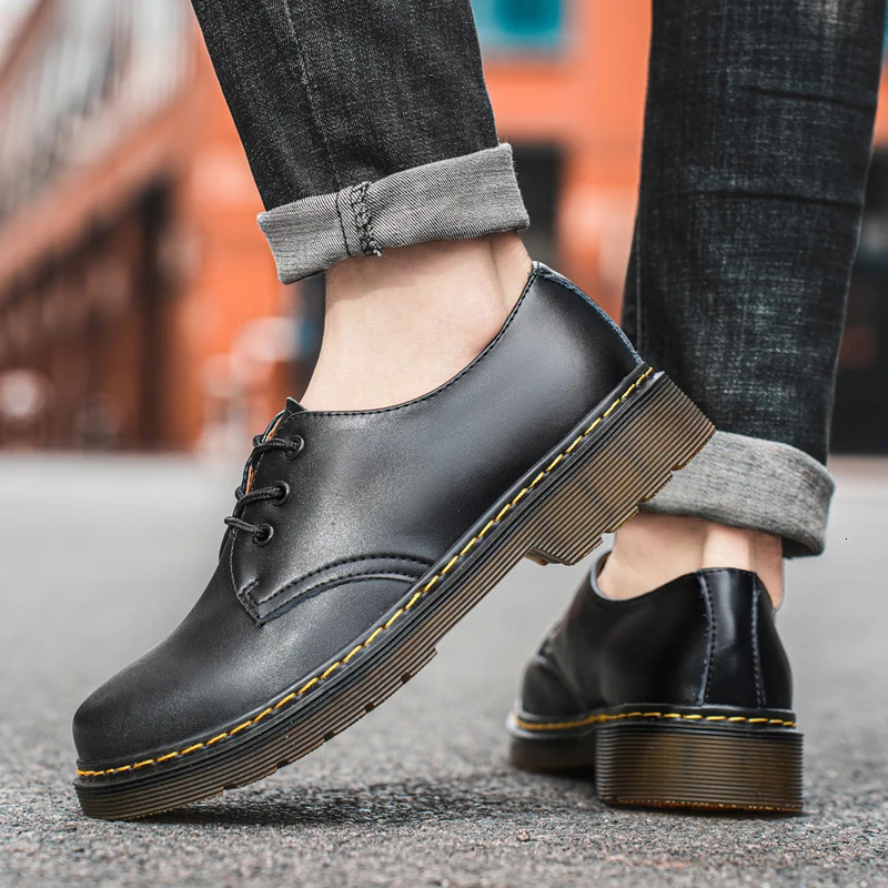 Casual Sneaker Leather Shoes Loafers Sports and Leisure Soft and Comfortable Fashion Round Toe Mens Casual Shoes Work Wear 250612 - view 5