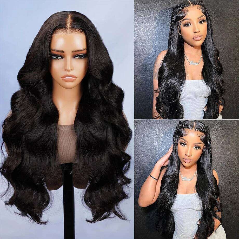 Body Wave Glueless 9x6 7x5 HD Closure Wig Human Hair 4x6 5x5 Pre Cut Lace Wigs for Women Indian PrePlucked Ready to Wear