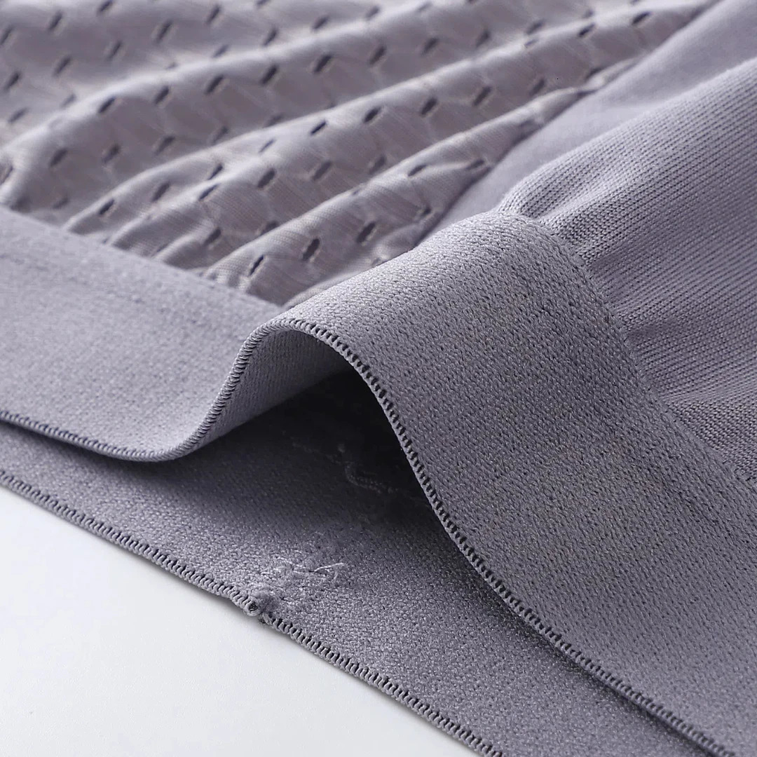 4pcslot Mens Underwear Men Boxer Shorts Ice Silk Mesh Boxershorts Plus Size Panties Summer Sexy Breathable Underpants 40-100KG 250614