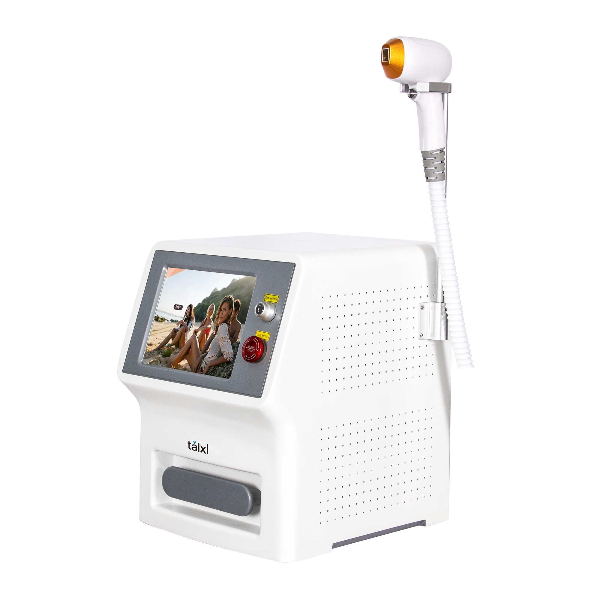 Diode Laser Hair Removal Machine 3 Wavelength 755 1064 808nm Laser Ice Platinum Permanent Painless Hair Removal Alexandrit CE