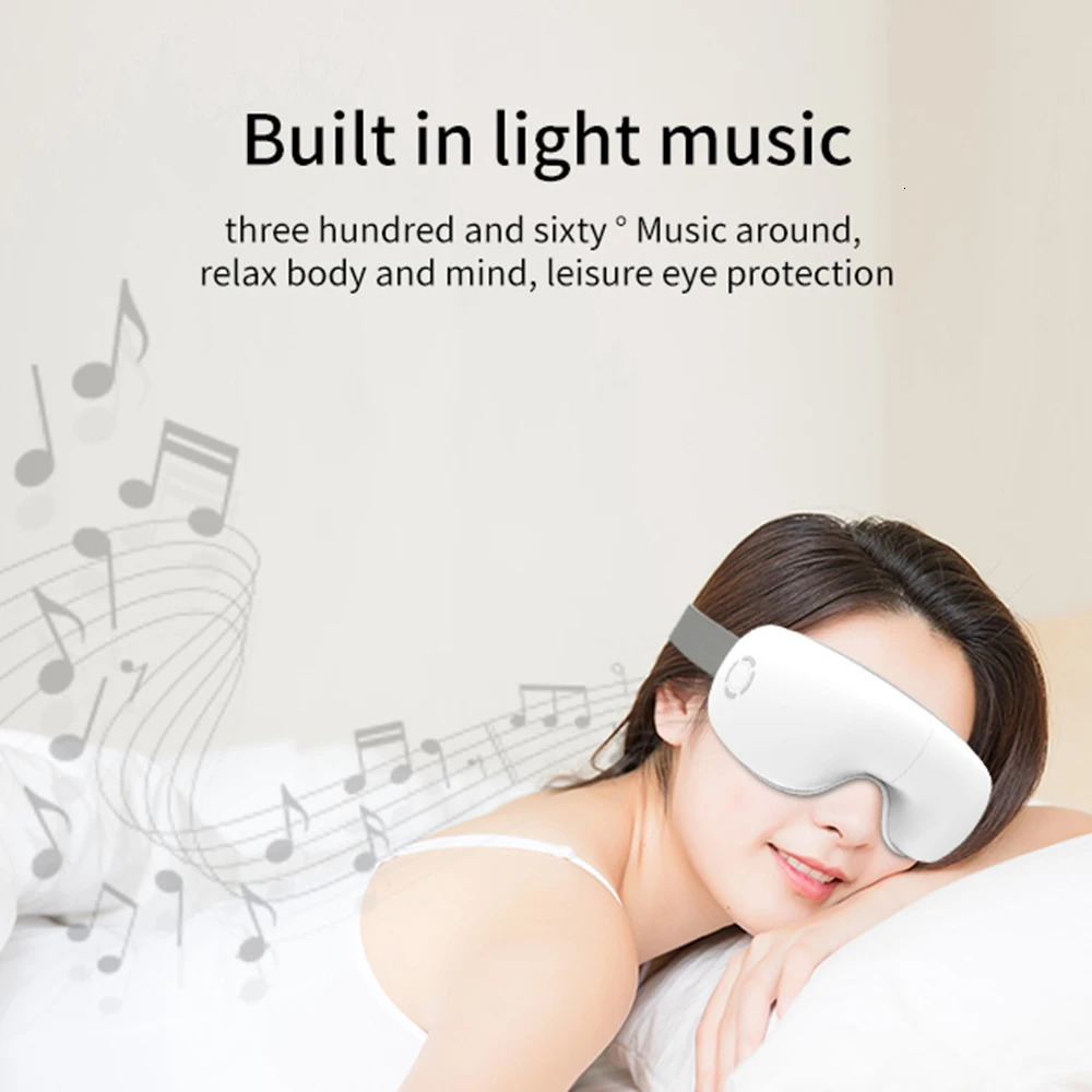 Eye Care Device for Eye Strain Relief Dry Eye Improve Sleep Eye Massager with Heat for Migraines Eye Mask with Bluetooth Airbag 250612