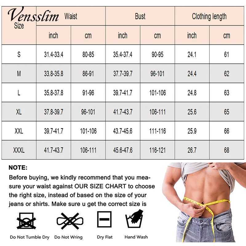 Vensslim Neoprene Slimming Belt Belly Men Slimming Vest Body Shaper Neoprene Abdomen Fat Burning Shapewear Waist Sweat Corset W250616