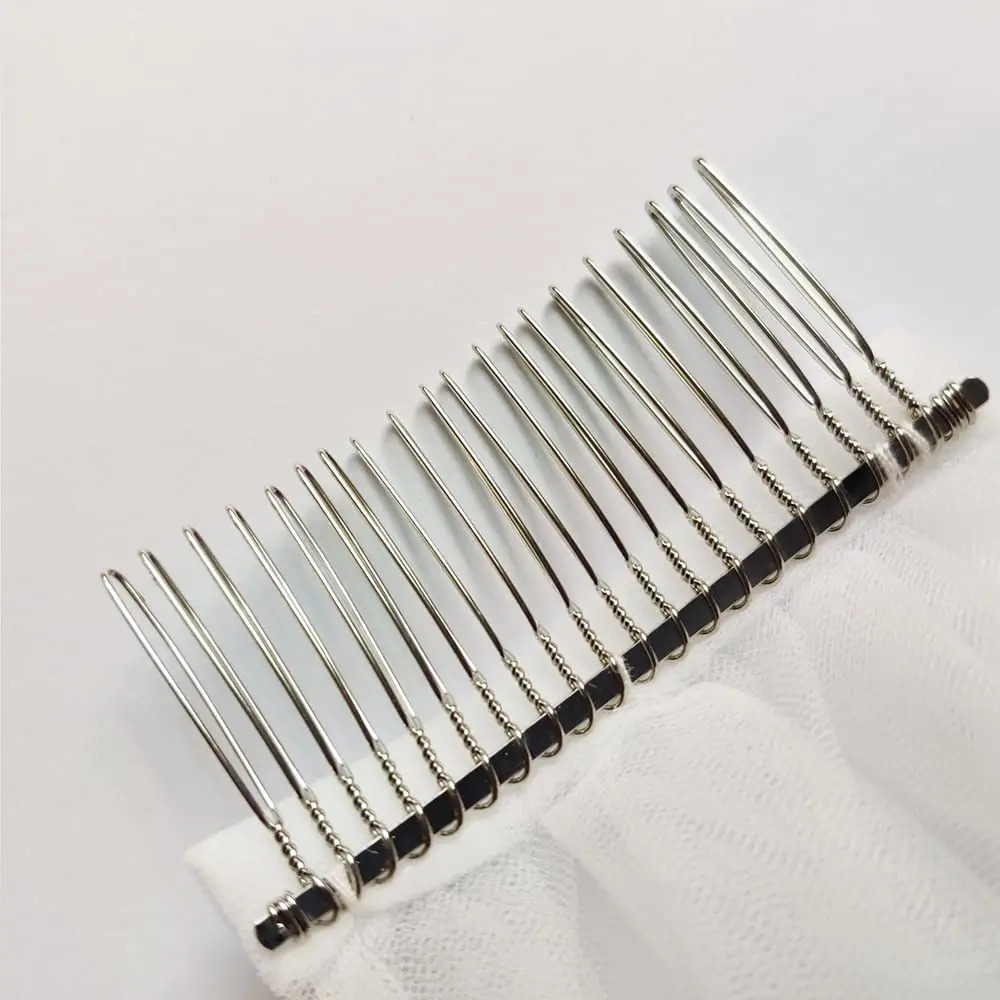 Bridal Lace Wedding for 2-Tier Appliqued Short Waist Length Bride Veil with Comb Soft Tulle Veils 250610