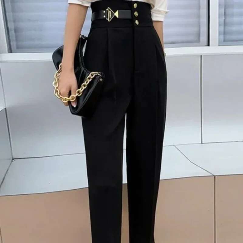 Solid Woman Trousers Pencil Pants for Women Korean Fashion Classic Comfortable Stretch Chic and Elegant Aesthetic Y2k Streetwear
