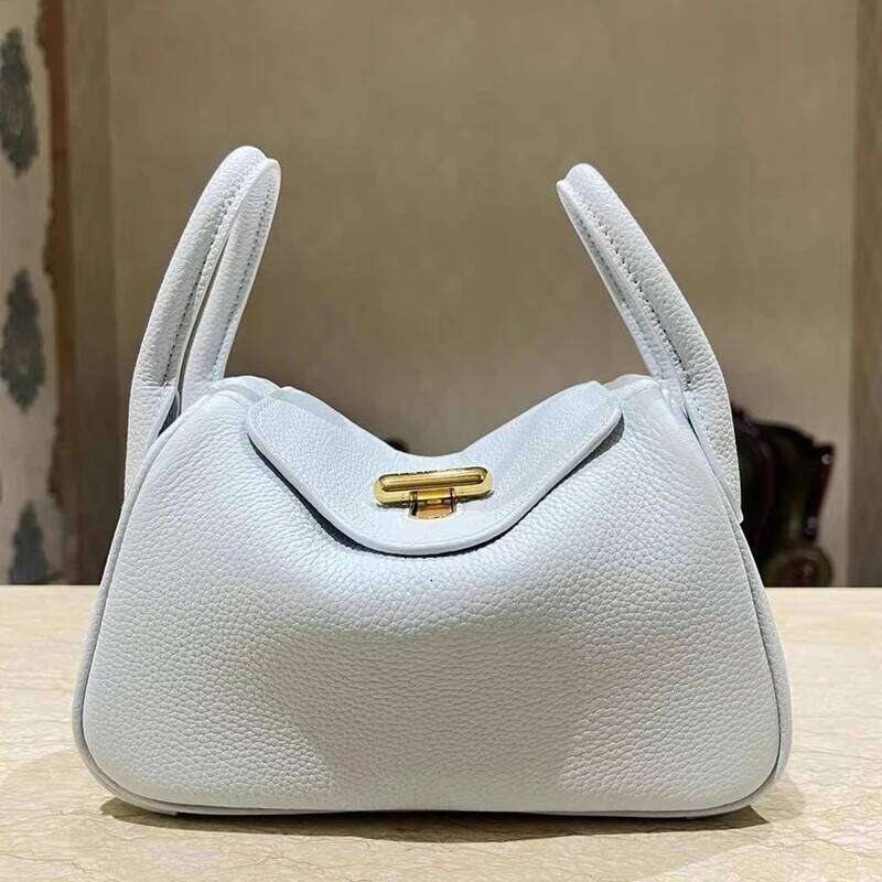 Women's Bags Designer Classic Mini Pillow Bags For Women Designer Handbags Purses New In PU Lychee Pattern Top Handle Wide Strap Shoulder