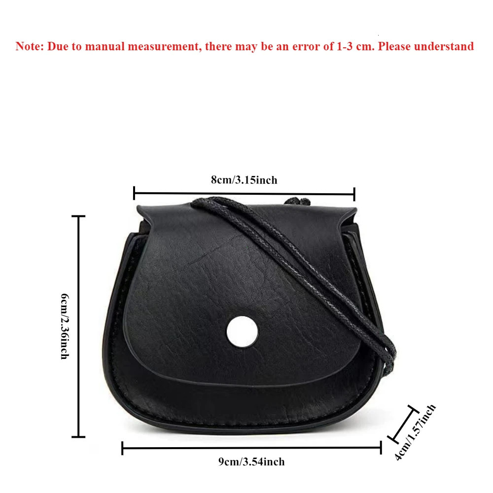 Fashion Mini Crossbody Bag for Women PU Leather Coin Purse Niche Small Shoulder Bag Hasp Change Purse Key Bag Girls Gift 250614