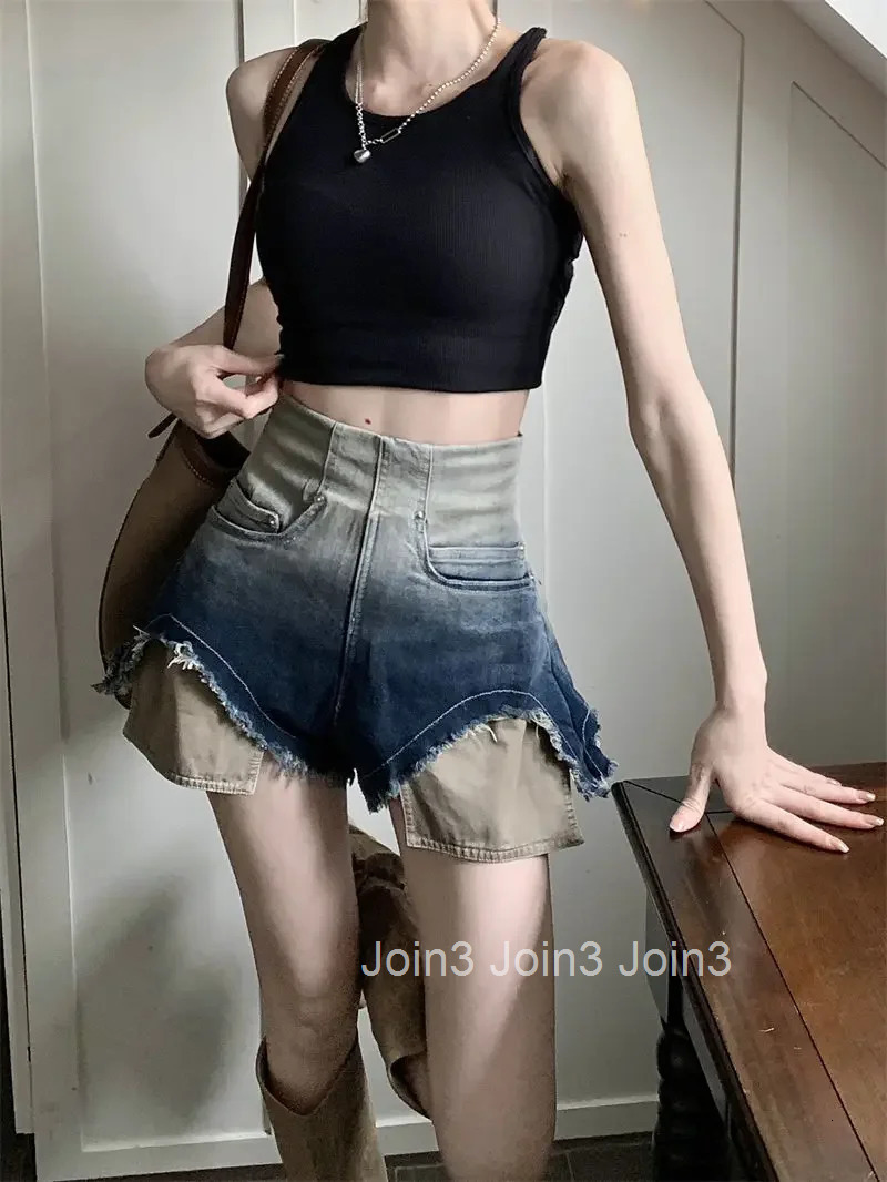 Stretchy Loose With Waist Pocket Denim Shorts for Women Wholesale Hot Elasticty Flowy Cheap Low Price XL Short Jean Pants Woman