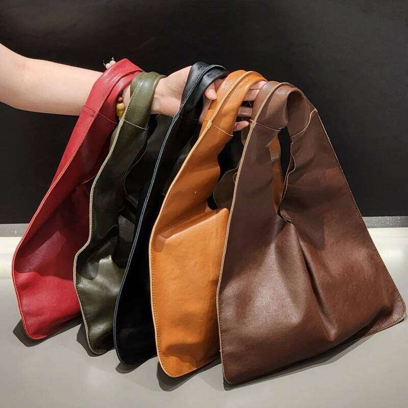 Women's Bags Designer Genuine Leather Hobos Bags For Women Designer Handbags Purses New In Natural Cowhide Vintage Slim Underarm Shoulder