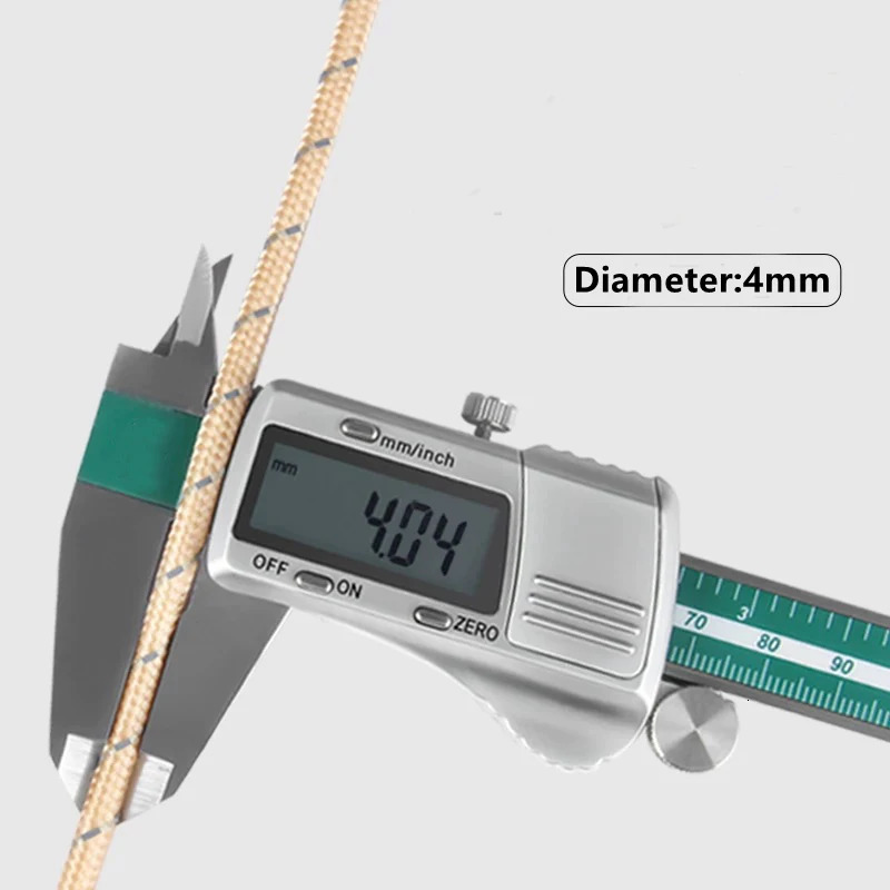 3050100m 550 Reflective Paracord 7 Strand 4mm Parachutes Rope Cord Spool Outdoor Survival Emergency Lanyard for Camping Hiking 250611